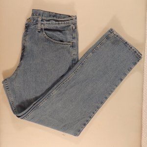 Wrangler Men's Blue Jeans Relaxed Fit Size 34/32